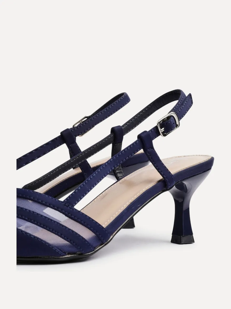 Bleu - Linzi talons Milan en maille