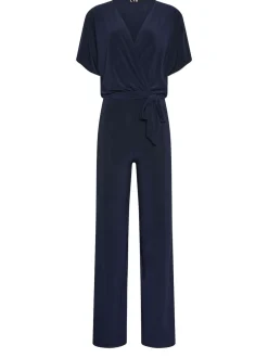 Bleu - Long Tall Sally combinaison enveloppante à col en V