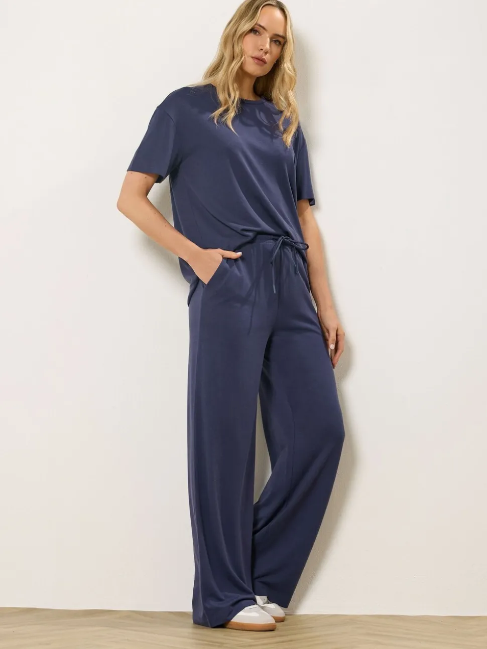 Bleu - Long Tall Sally Joggings Jambe large haut de gamme