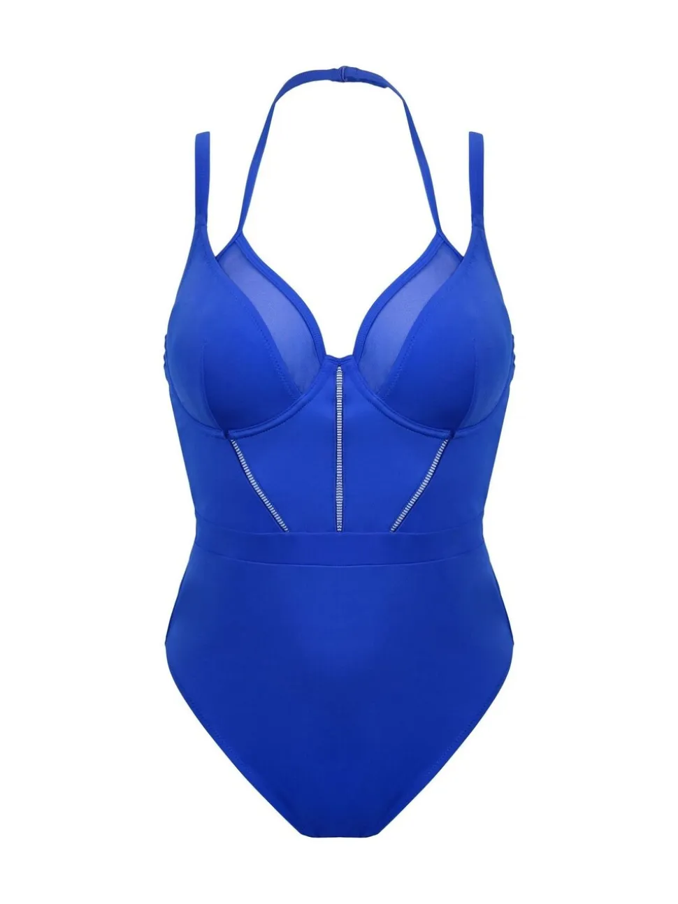 Bleu - Maillot de bain Pour Moi Sydney à armatures à double bretelles