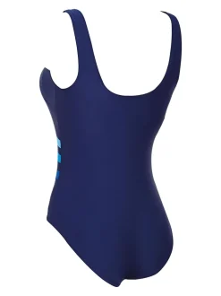 Bleu - Maillots de bain à Zoggs Sandon avec bonnets en mousse fixes et contrôle du ventre