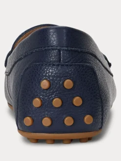 Bleu - Mocassins Lauren Ralph Lauren en cuir galet