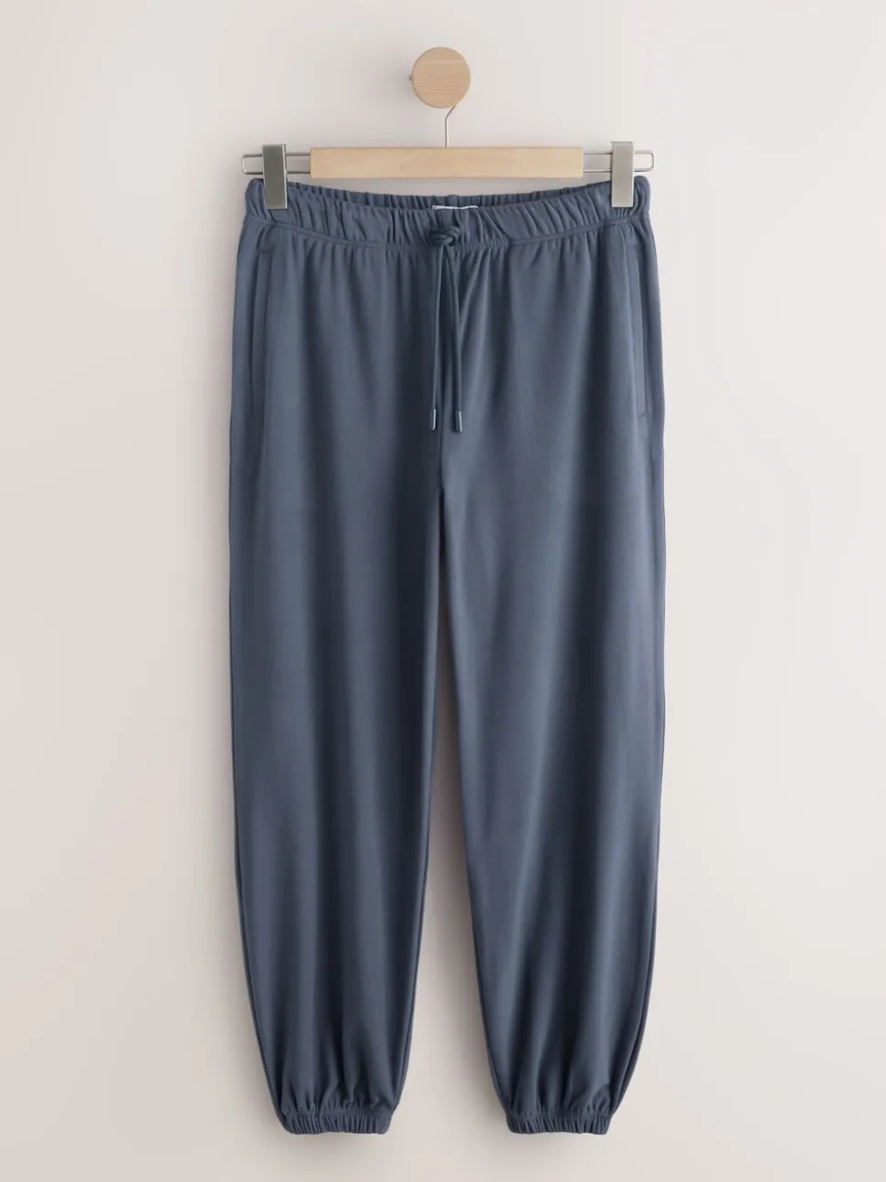 Bleu - Pantalon de jogging en polaire