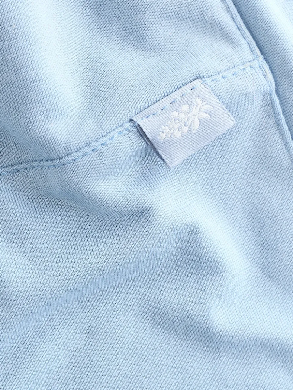 Bleu - Peignoir Laura Ashley en modal bordé de dentelle