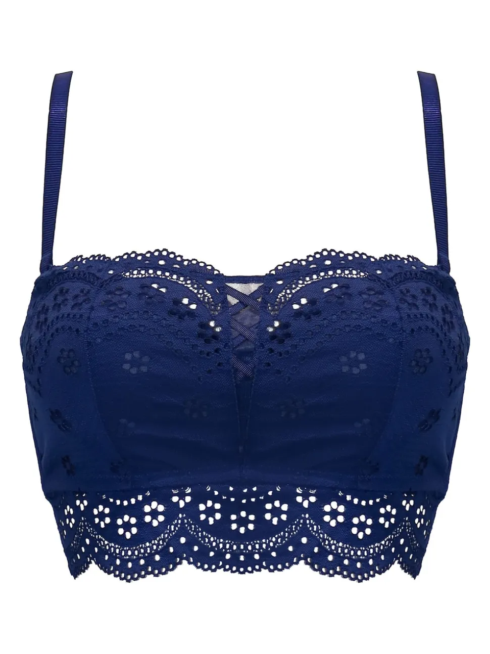 Bleu - Pour Moi Swoon Soutien-gorge bustier à armatures