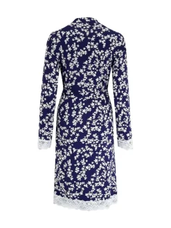 Bleu - Robe du soir Pour Moi Sofa Loves coupe cache-cœur en dentelle et en jersey
