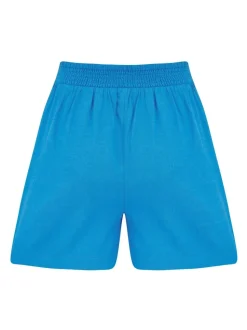 Bleu - Short élastique Pour Moi Bree à taille haute