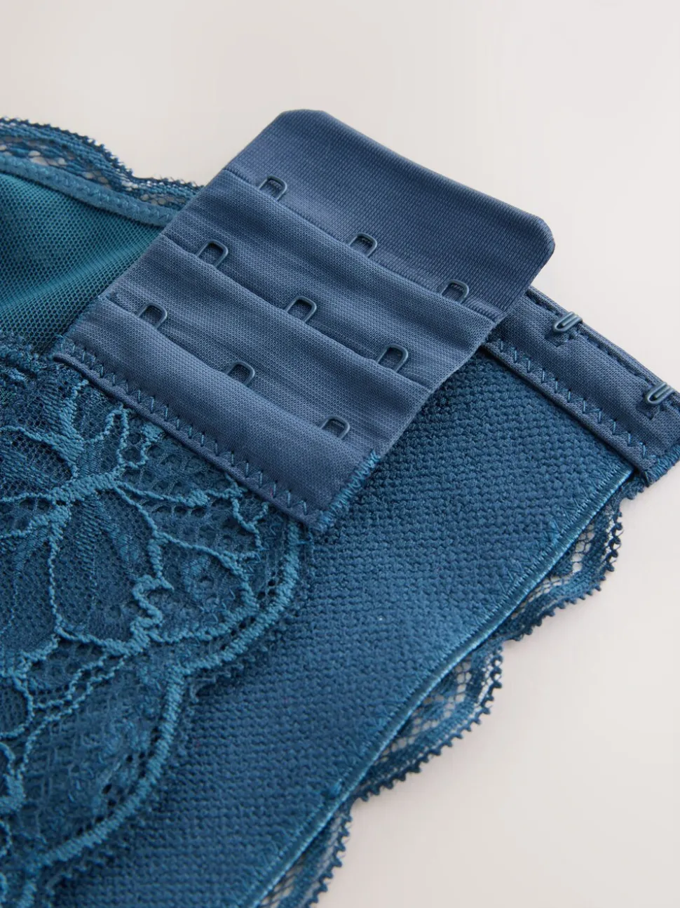 Bleu - Soutien-gorge en dentelle maintien total