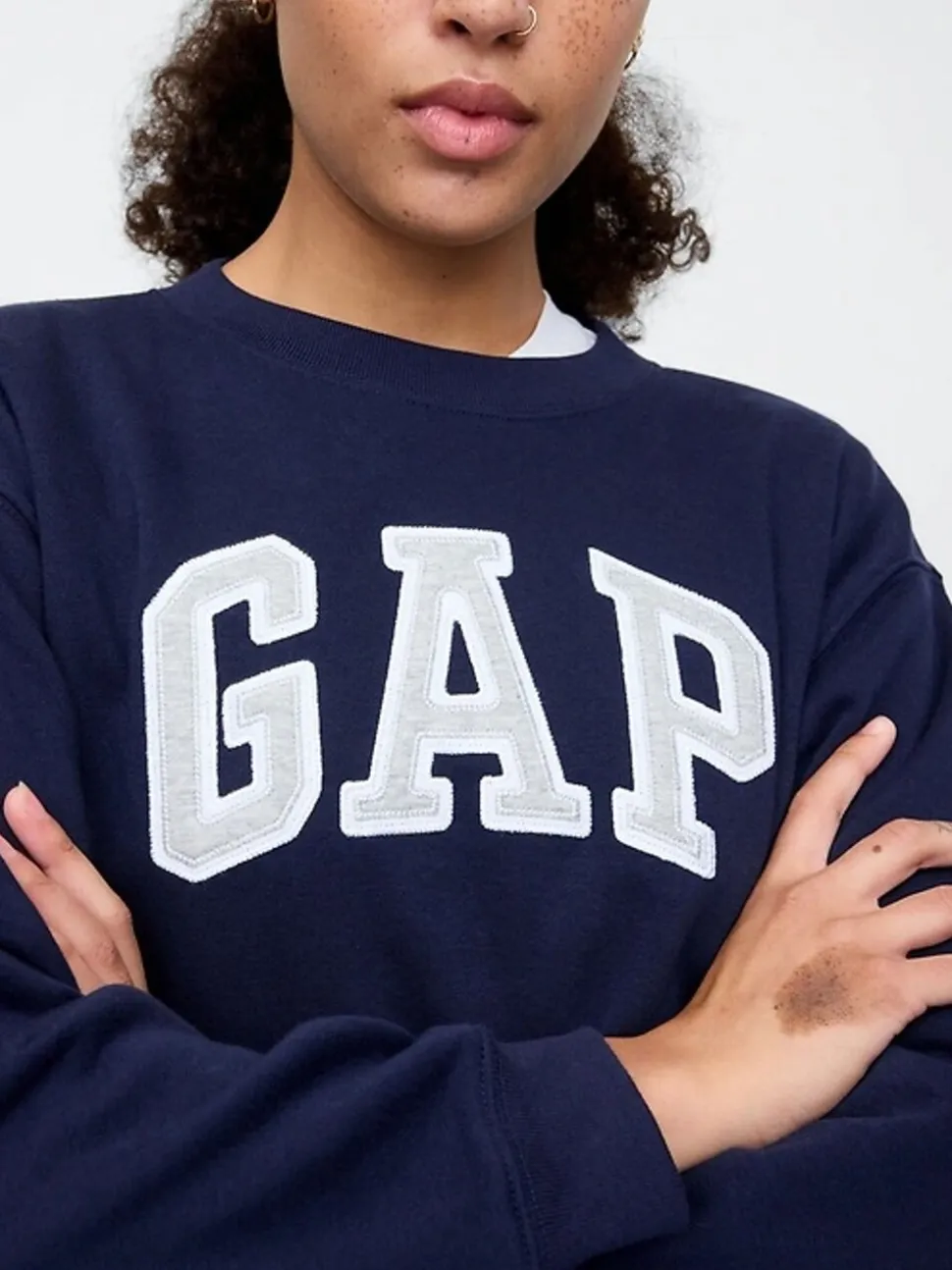 Bleu - Sweat Gap décontracté à logo