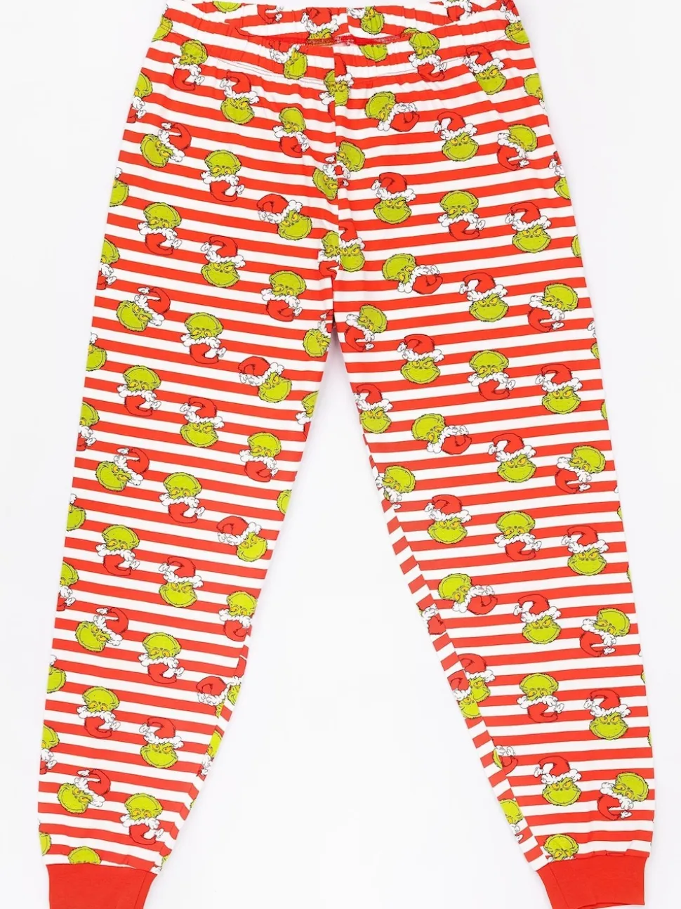 Bleu - Vanilla Underground 100% Cotton The Grinch Unisexe Merry Grinchmas Noël Slogan Manches longues Long Leg Pyjamas Set
