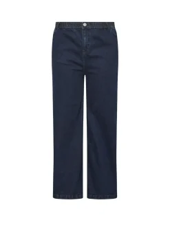 Bleu - Yours Curve Wide Leg Puddle Jeans