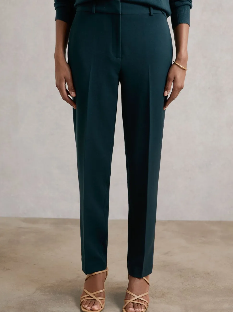 Bleu canard - Pantalon de costume Reiss Gabi slim