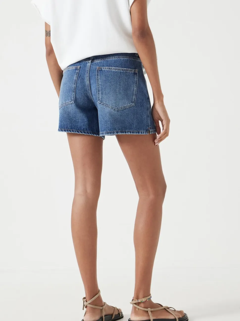Bleu clair authentique - Short en jean Hush Essential