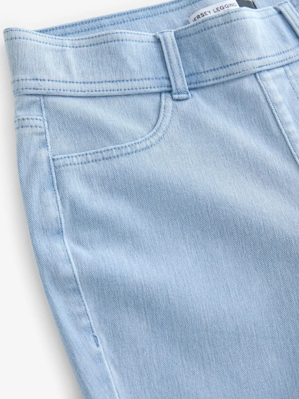 Bleu délavé - Leggings Jersey Denim