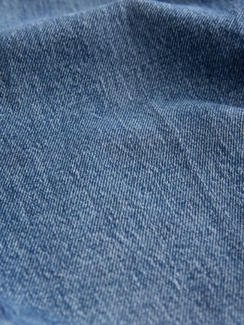 bleu foncé - Jean ample à poches plaquées