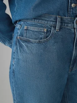 bleu foncé - Jean mom Hourglass Comfort colonne extensible
