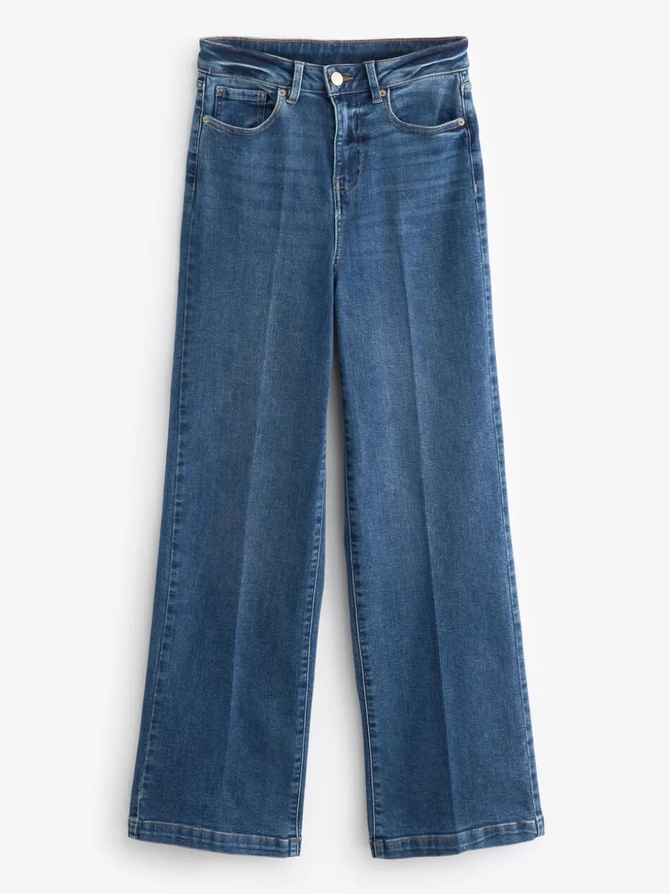 bleu foncé - Jean sablier à jambe large