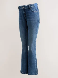 bleu foncé - Jean évasé en denim de grossesse