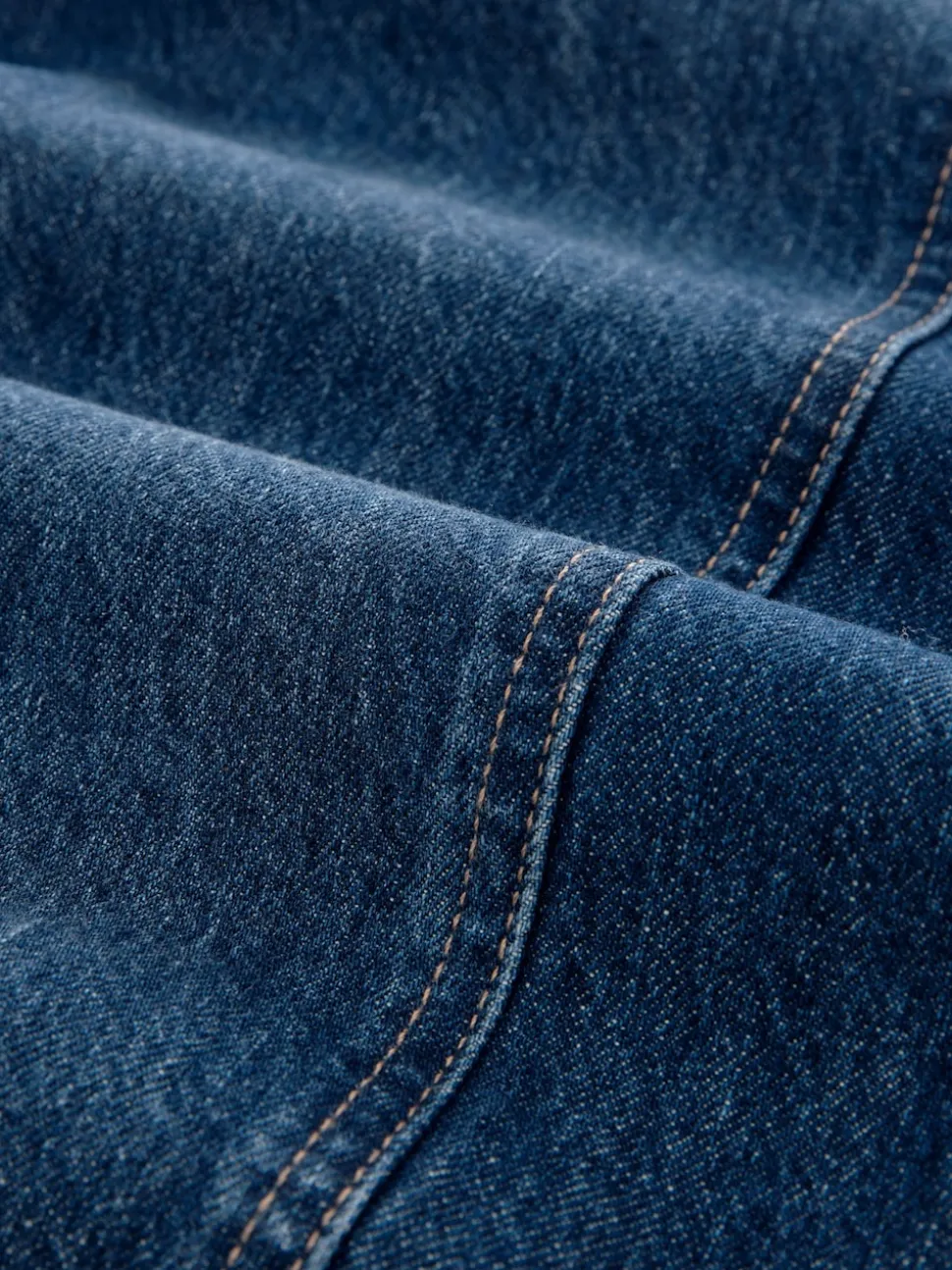 bleu foncé - Jeans Maternity à jambe large 100% coton