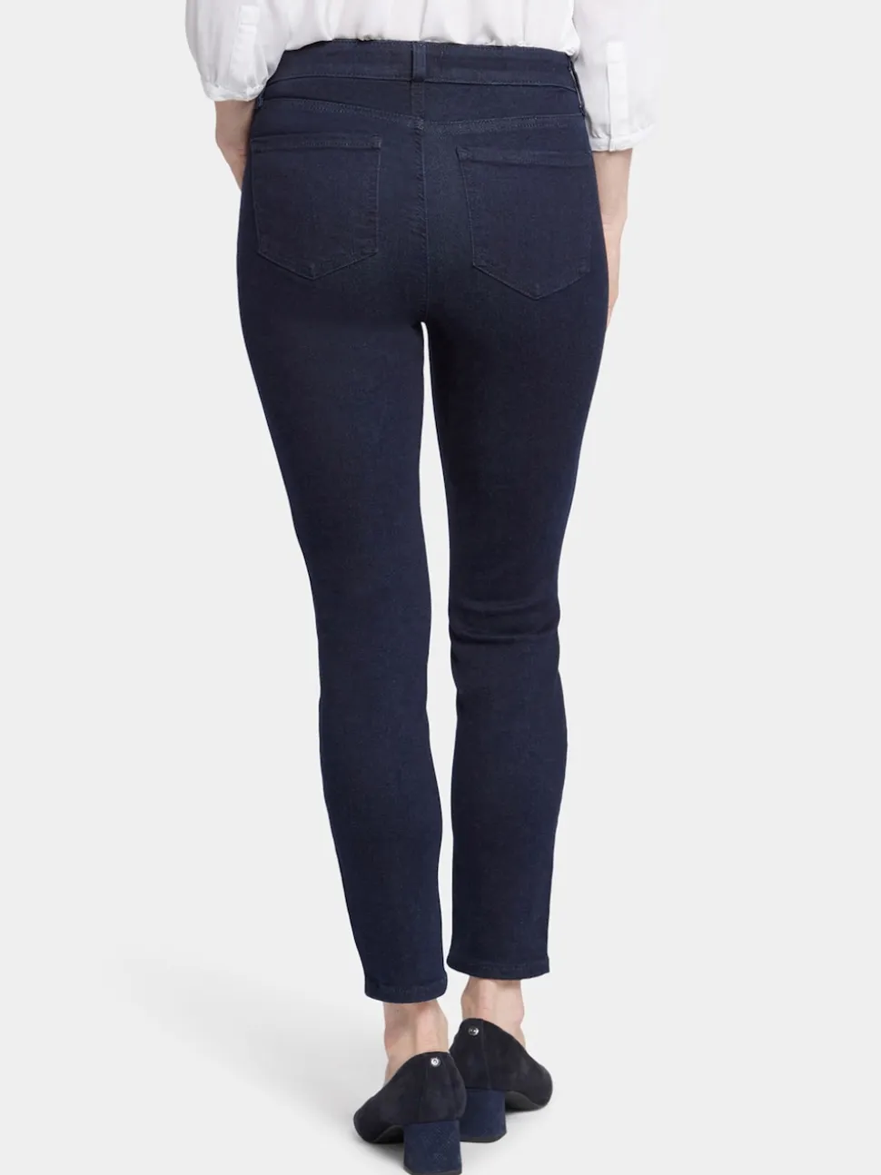 bleu foncé - NYDJ Alina Skinny Ankle Jeans