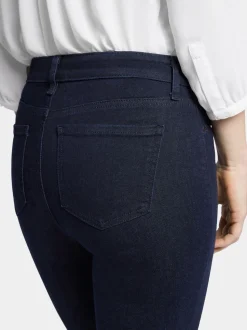 bleu foncé - NYDJ Alina Skinny Ankle Jeans