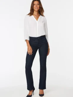 bleu foncé - NYDJ Barbara Bootcut Jeans