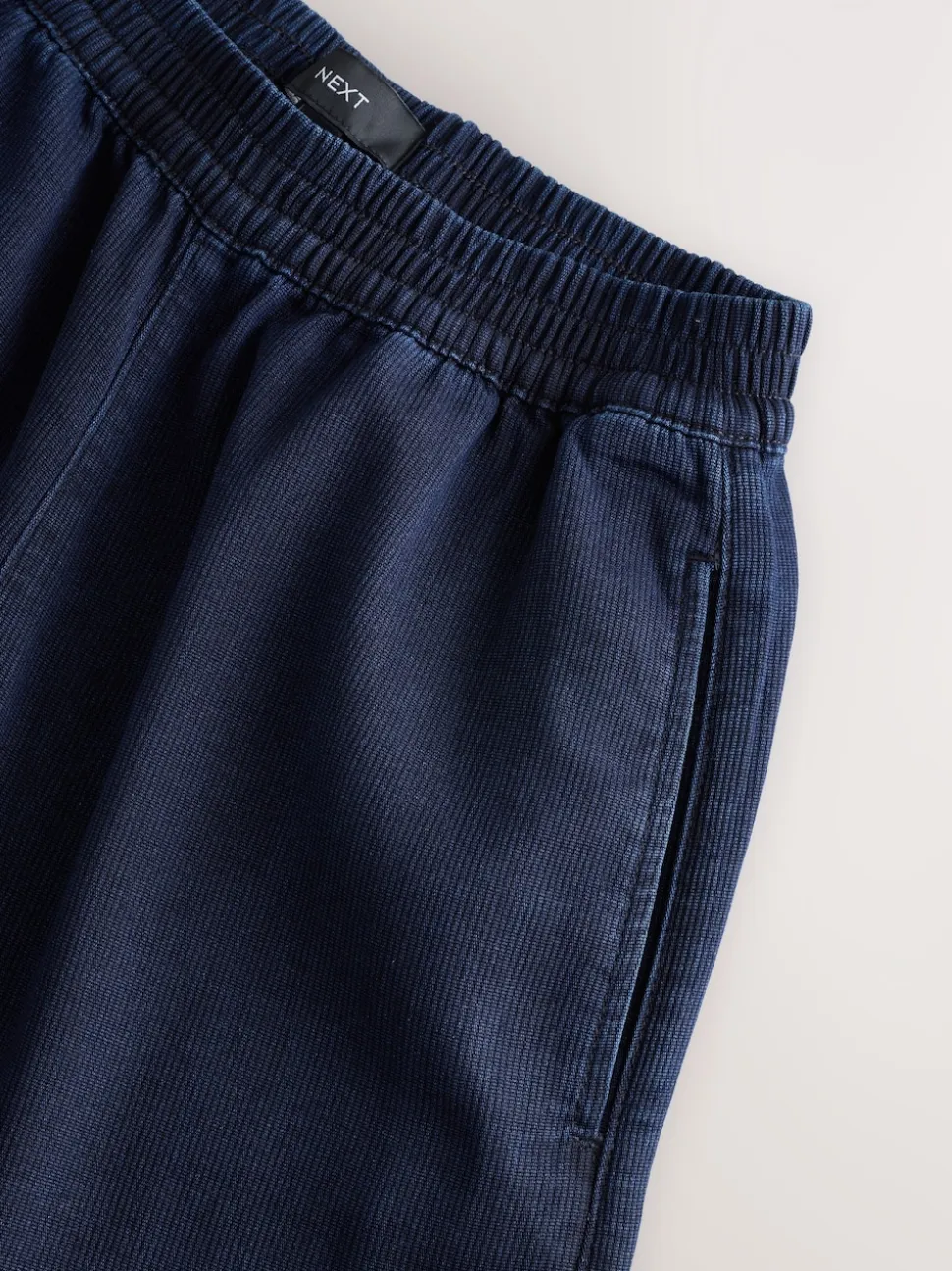 bleu foncé - Pantalon de jogging en jersey denim
