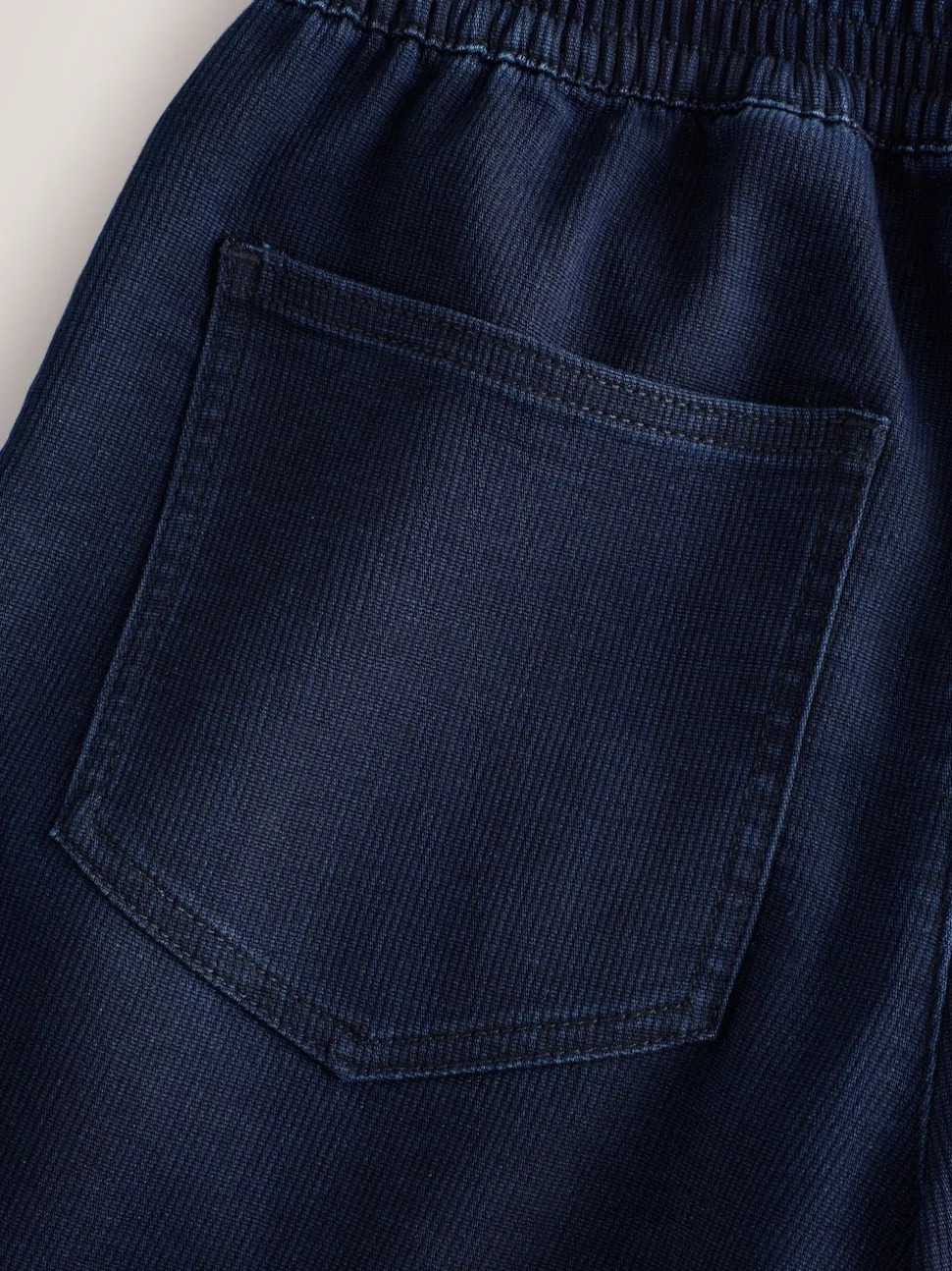 bleu foncé - Pantalon de jogging en jersey denim