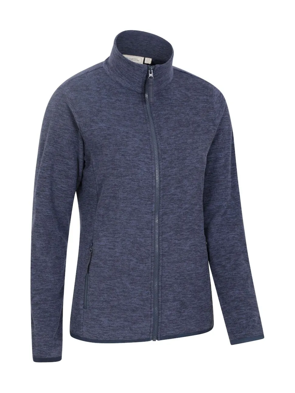 bleu foncé - Polaire Mountain Warehouse Snowdon Melange II femme à fermeture éclair