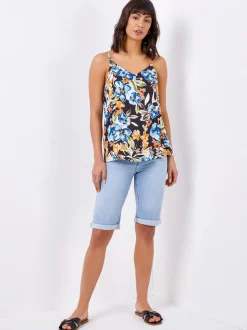 bleu foncé - Shorts longueur genou Roman indispensable
