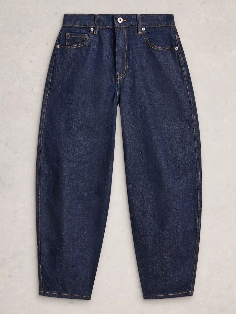 bleu foncé - White Stuff Jean Aubrey Barrel Leg