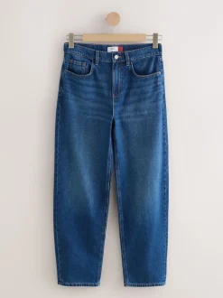 Bleu foncé de denim - Jean jambe barillet