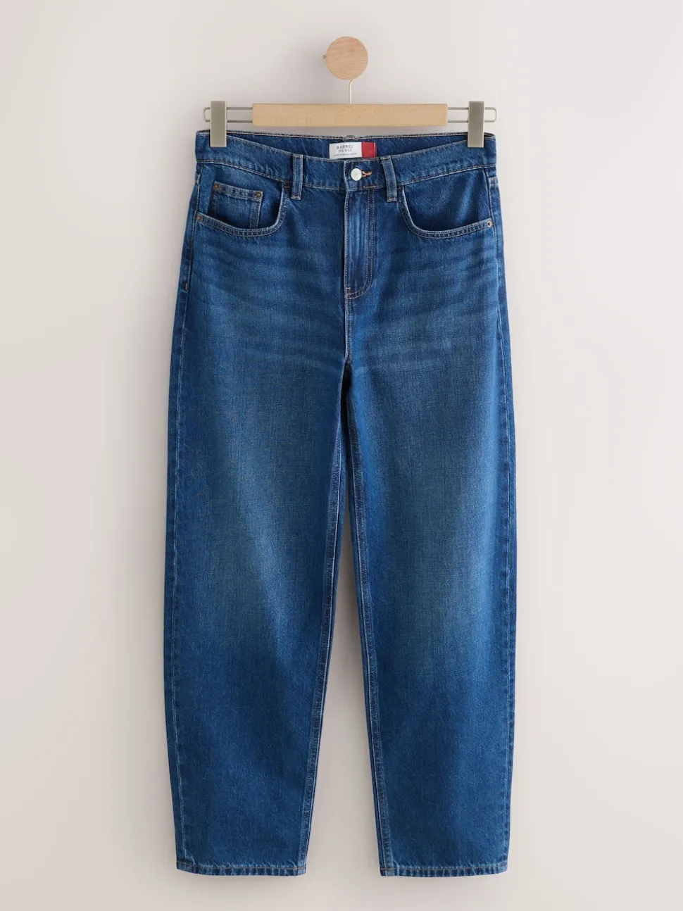 Bleu foncé de denim - Jean jambe barillet
