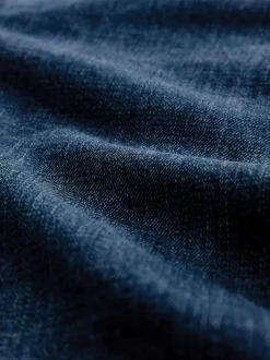 Bleu foncé de denim - Jean bootcut authentique Milieu