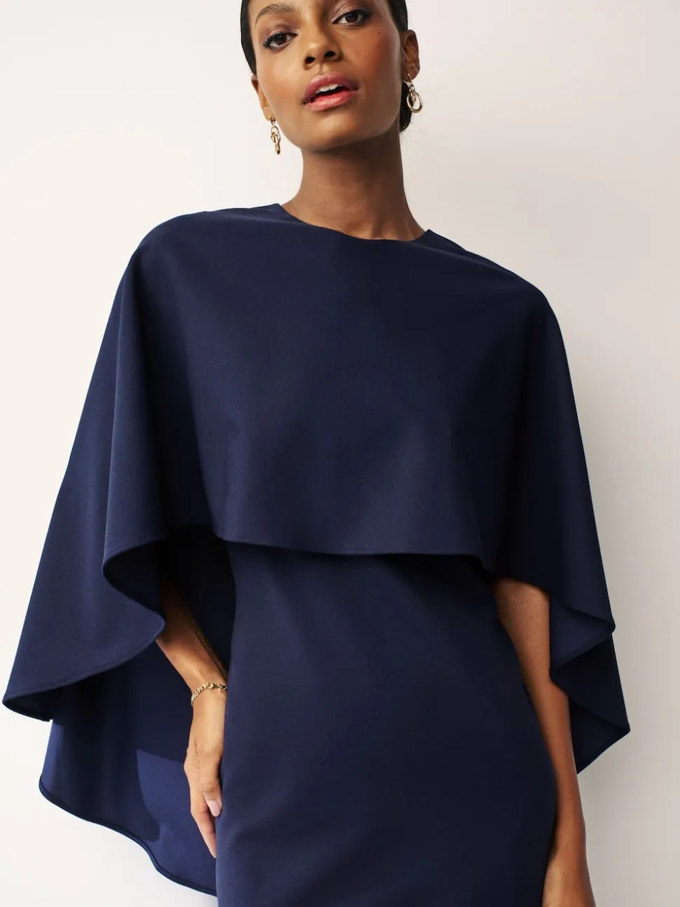 Bleu marine - Cape Robe longue