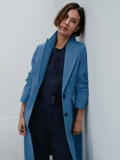 Bleu marine - Gilet boutonné sur le devant