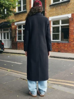 Bleu marine - Manteau Revere