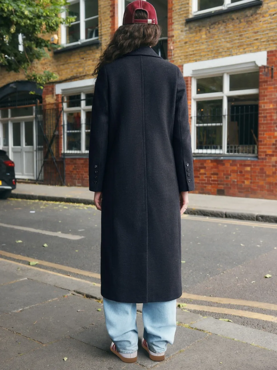 Bleu marine - Manteau Revere