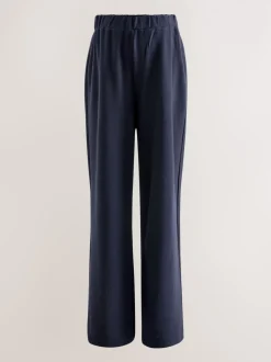 Bleu marine - Pantalon de maternité large douillet