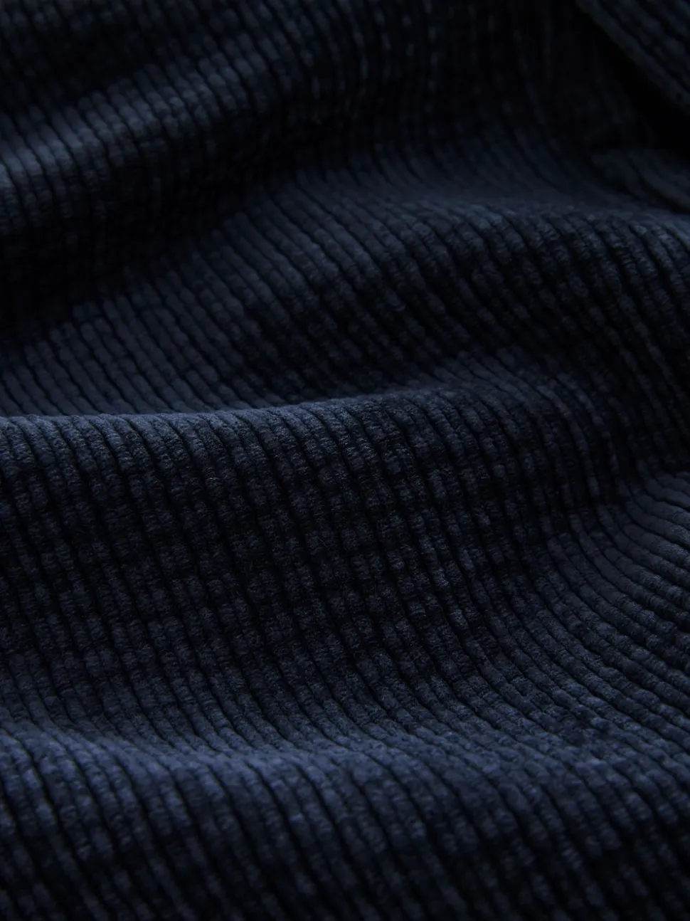 Bleu marine - Pantalons Amples en velours côtelé doux