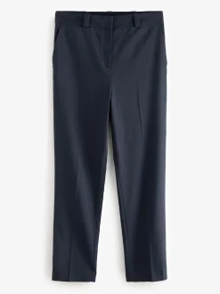 Bleu marine - Pantalons habillés coupe robuste