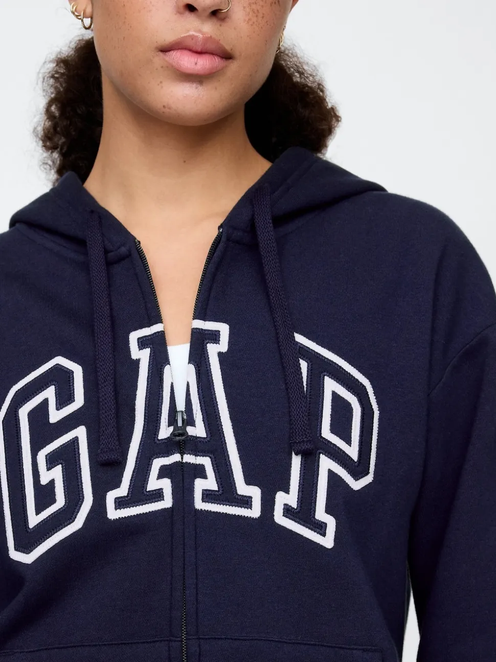 Bleu marine - Sweat à capuche Gap avec logo