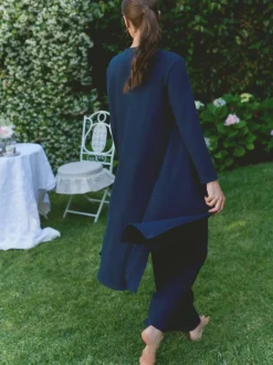 Bleu marine foncé - Cardigan Laura Ashley Longline Lounge