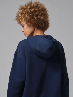Bleu marine nocturne - Sweat à capuche Nike Jordan en polaire à enfiler