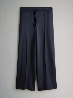 Bleu Marine/Marron Chocolat - Lot de 2 Joggings Coupe droite en modal The Set