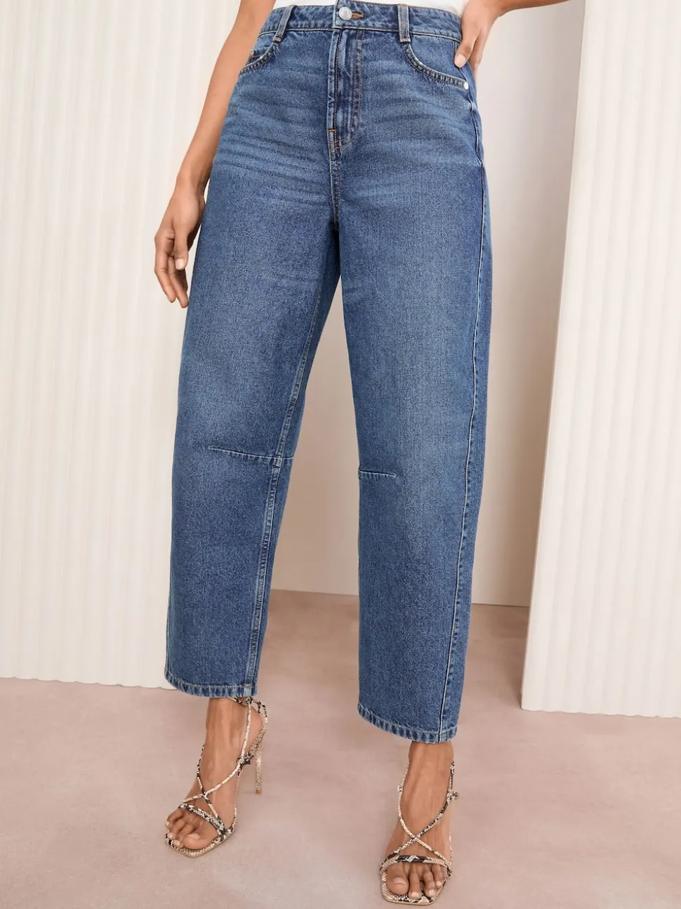 Bleu moyen - Friends Like These Jean Barrel en jean