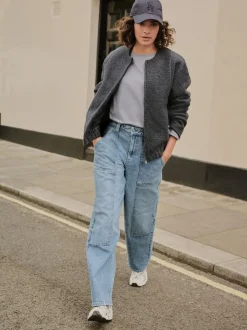 Bleu moyen - Jean charpentier droit cheville