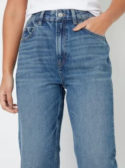 Bleu moyen - Jean Threadbare coupe droite