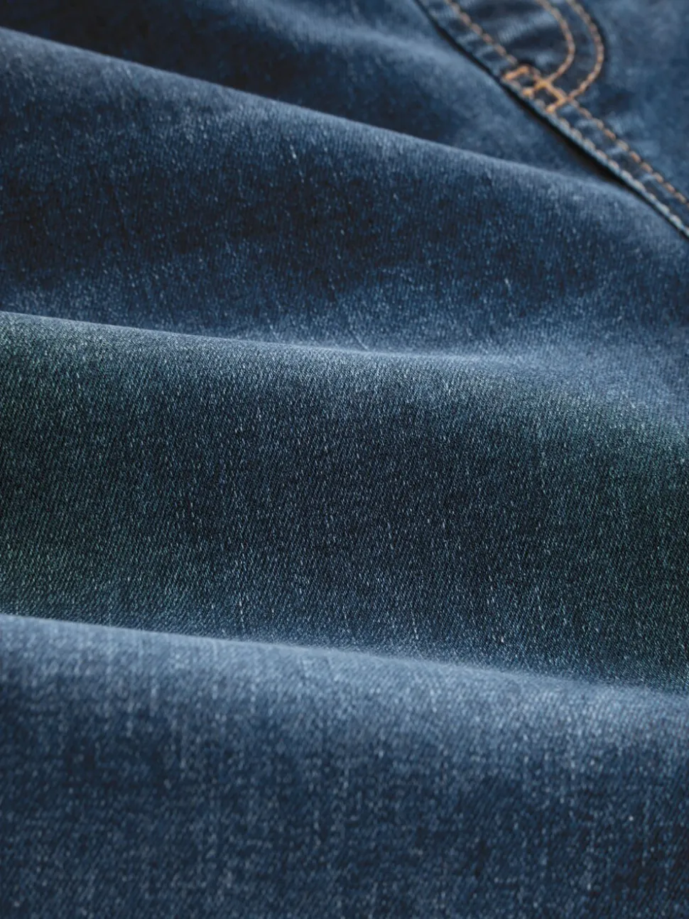 Bleu moyen - Jean évasé à enfiler Flexi Fit à taille haute