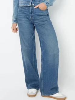 Bleu moyen - Threadbare Aample ample Jeans
